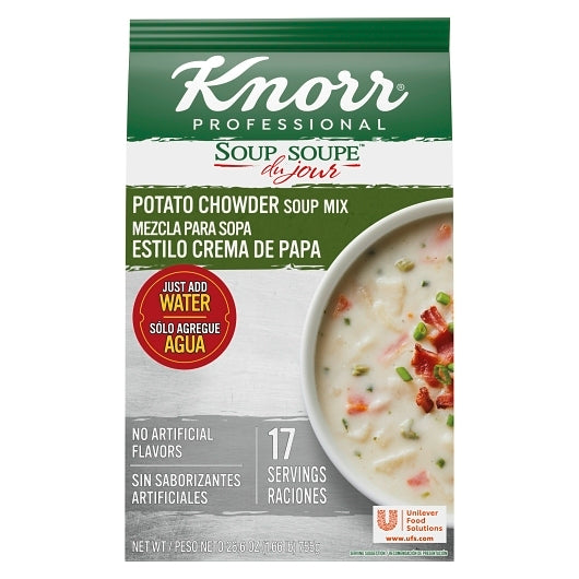 Knorr Soup Du Jour Potato Chowder Mix, 4 x 26.6 oz Case - DOT product image 3