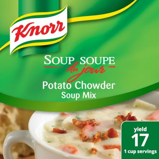 Knorr Soup Du Jour Potato Chowder Mix, 4 x 26.6 oz Case - Prepared Foods
