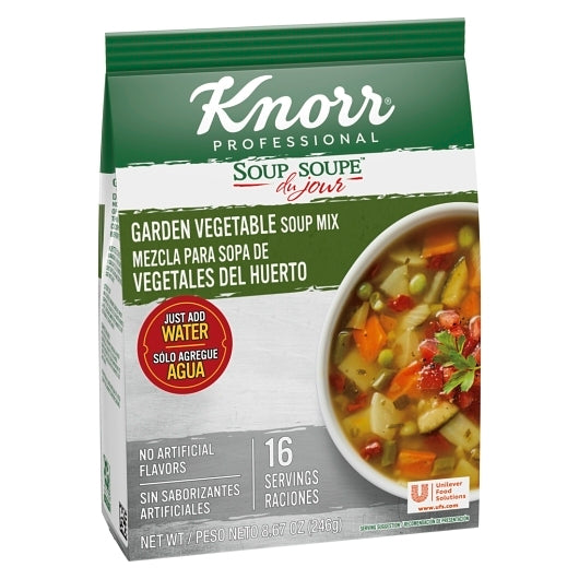 Knorr Soup Du Jour Garden Vegetable Mix, 4 x 8.7 fl oz Case - DOT product image 4