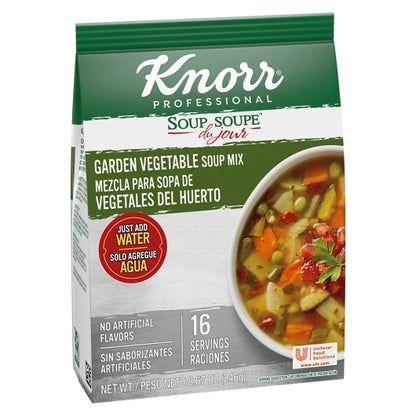 Knorr Soup Du Jour Garden Vegetable Mix, 4 x 8.7 fl oz Case - DOT product image 4