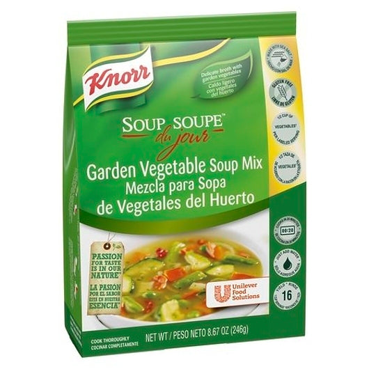 Knorr Soup Du Jour Garden Vegetable Mix, 4 x 8.7 fl oz Case - DOT product image 5