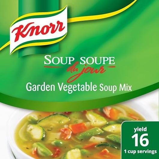Knorr Soup Du Jour Garden Vegetable Mix, 4 x 8.7 fl oz Case - Prepared Foods