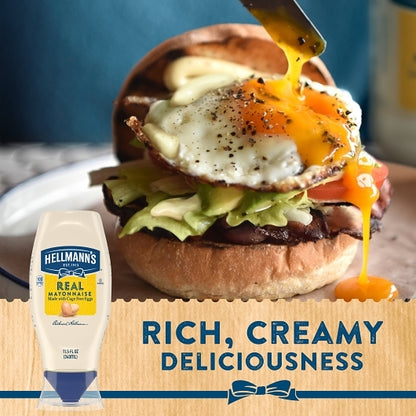 Hellmann's Real Mayonnaise Bottle, 12 x 11.5 fl oz Case - DOT product image 5