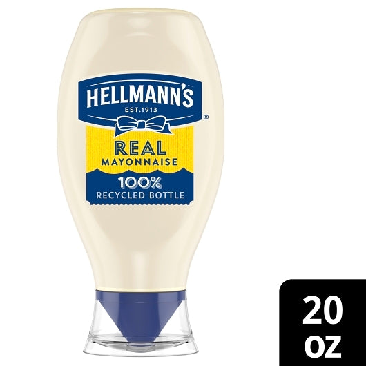 Hellmanns Real Mayonnaise Squeeze Bottle Real Mayonnaise Bottle, 12 x 20 fl oz Case - DOT product image 6