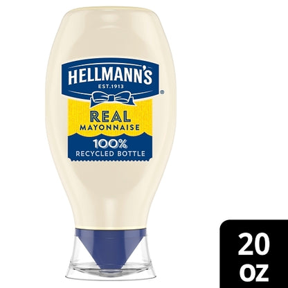 Hellmanns Real Mayonnaise Squeeze Bottle Real Mayonnaise Bottle, 12 x 20 fl oz Case - DOT product image 6