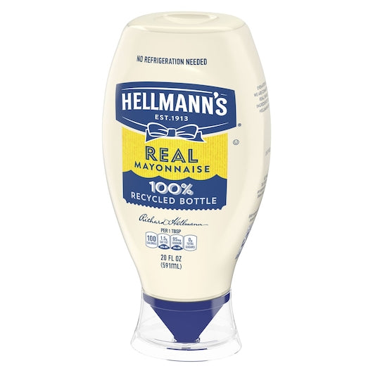 Hellmanns Real Mayonnaise Squeeze Bottle Real Mayonnaise Bottle, 12 x 20 fl oz Case - DOT product image 7