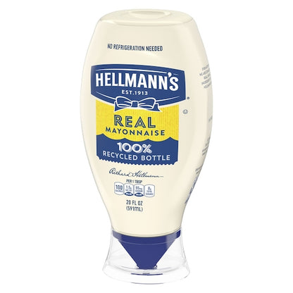 Hellmanns Real Mayonnaise Squeeze Bottle Real Mayonnaise Bottle, 12 x 20 fl oz Case - DOT product image 7