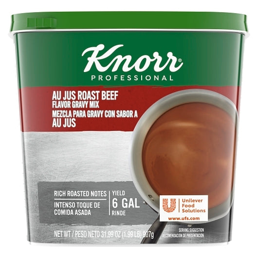 Knorr Gravy Mix Au Jus Beef Sauce/Gravy Mix, 4 x 1.99 lb Case - DOT product image 2