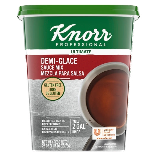 Knorr Demi Glace Sauce, 4 x 26 oz Case - Condiments & Sauces
