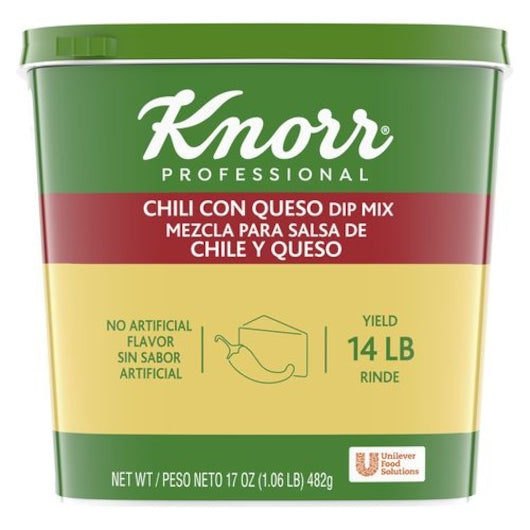 Knorr Chili Con Queso Dip Mix, 6 x 1.06 lb Case - Spices Seasonings