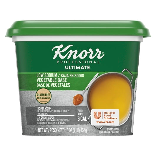 Knorr Ultimate Low Sodium Vegetable Base, 6 x 1 lb Case - DOT product image 3
