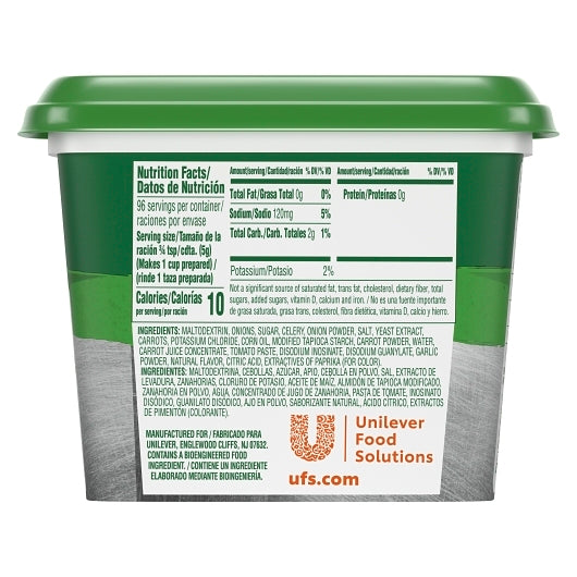 Knorr Ultimate Low Sodium Vegetable Base, 6 x 1 lb Case - DOT product image 7