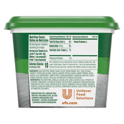 Knorr Ultimate Low Sodium Vegetable Base, 6 x 1 lb Case - DOT product image 7