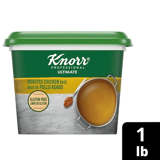 Knorr Professional Gluten Free Chicken Base Bouillon, 6 x 1 lb Case - Pantry Ingredients