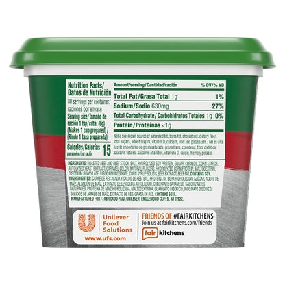 Knorr Gluten Free Beef Bouillon Base, 6 x 1 lb Case - DOT product image 3