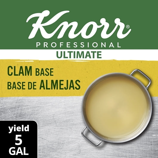 Knorr Gluten Free Clam Base Bouillon, 6 x 1 lb Case - Pantry Ingredients