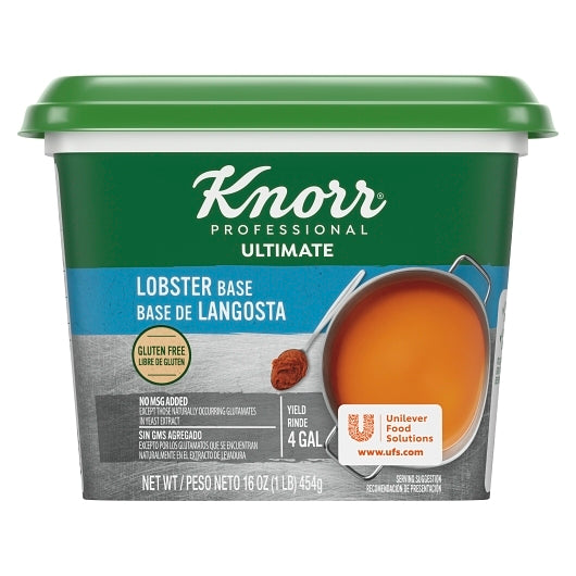 Knorr Ultimate Low Sodium Lobster Base, 6 x 1 lb Case - DOT product image 5