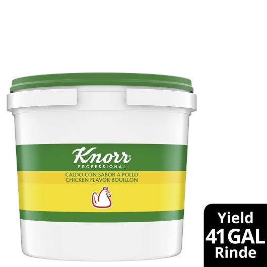 Knorr Caldo De Pollo Chicken Flavor Base, 4 x 4.4 lb Case - Pantry Ingredients