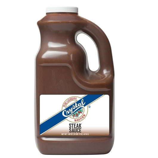 Crystal Pure Louisiana Steak Sauce Bulk With Pump, 2 x 128 fl oz Case - DOT product image 2
