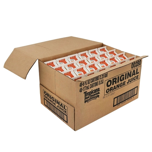 Tropicana Pure Premium 100% Juice No Pulp Orange Juice, 48 x 6 fl oz Case - DOT product image 3