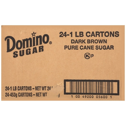 Domino Sugar & Sugar, Dark Brown Sugar Packets, 24 x 1 lb Case - DOT product image 3