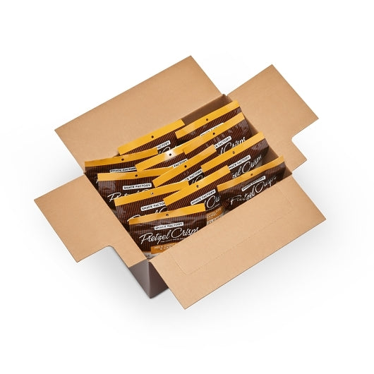 Pretzel Crisps Drizzlers Milk Chocolate Caramel, 12 x 5.5 oz Case - Candy & Confections