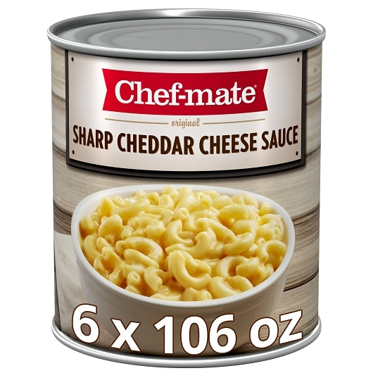 Chef Mate Sharp Cheddar Cheese Sauce, 6 x 105.82 oz Case - Condiments & Sauces