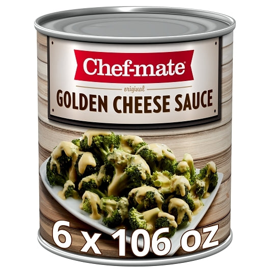 Chef-Mate Golden Cheese Sauce, 6 x 6.625 lb Case - Condiments & Sauces