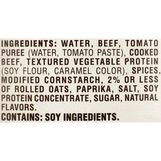 Chef-Mate CHILI ORIGINAL CARNE WITHOUT BEAN, 6 x 6.614 lb Case - DOT product image 7
