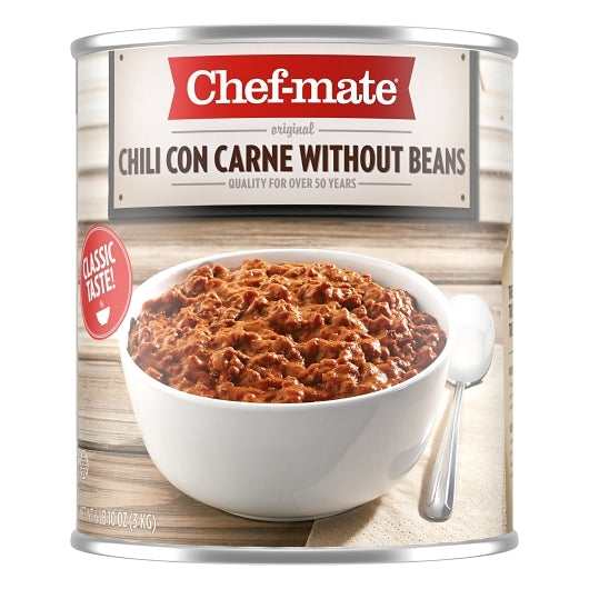Chef-Mate CHILI ORIGINAL CARNE WITHOUT BEAN, 6 x 6.614 lb Case - DOT product image 2