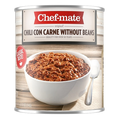 Chef-Mate CHILI ORIGINAL CARNE WITHOUT BEAN, 6 x 6.614 lb Case - DOT product image 2