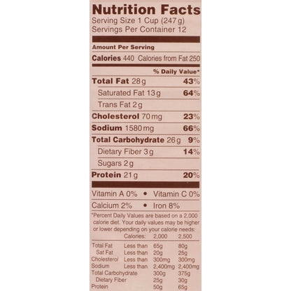 Chef Mate Corned Beef Hash, 6 x 6.688 lb Case - DOT product image 8