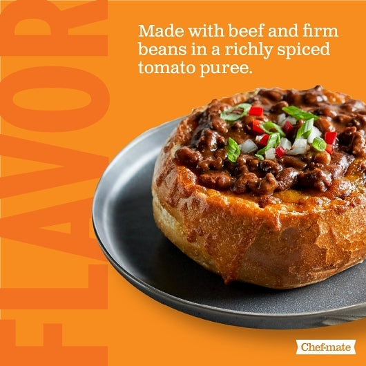 Chef-Mate Original Carne Chili With Beans, 6 x 106.878 oz Case - DOT product image 8