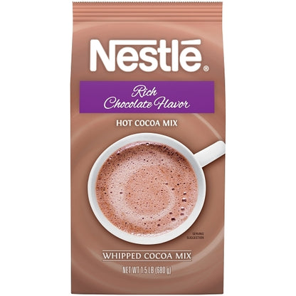 Nestle Rich Chocolate Hot Cocoa Mix, 12 x 24 oz Case - Beverages