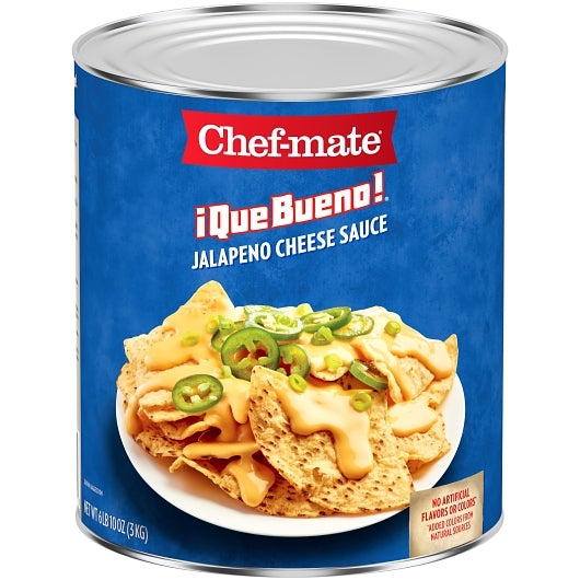 Chef-Mate Que Bueno Cheese Jalapeno Sauce, 6 x 106 oz Case - DOT product image 2