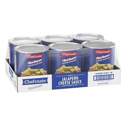 Chef-Mate Que Bueno Cheese Jalapeno Sauce, 6 x 106 oz Case - DOT product image 6