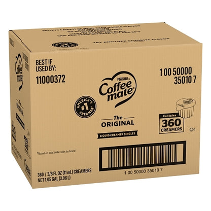 NESTLE COFFEE-MATE Coffee The Original Single Serve Liquid Creamer, 360 x 0.375 oz Case - DOT product image 6