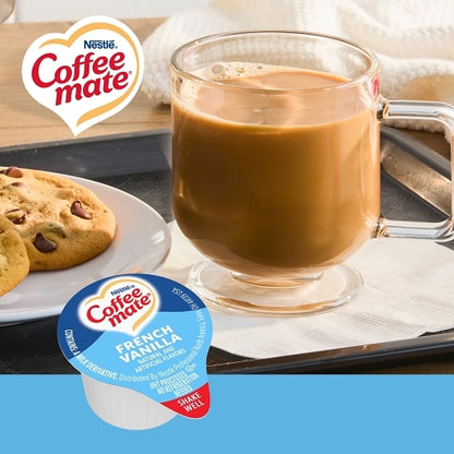 Nestle Coffee-mate French Vanilla Single Serve Liquid Creamer, 180 x 0.375 oz Case - DOT product image 4