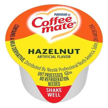 Nestle Coffee-mate Hazelnut Single Serve Liquid Creamer, 180 x 0.375 oz Case - DOT product image 2