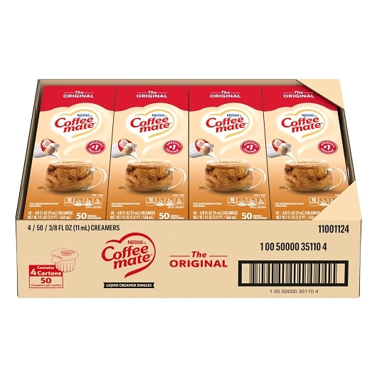 Coffee Mate The Original Single Serve Liquid Creamer, 4 x 18.7 fl oz Case - DOT product image 5