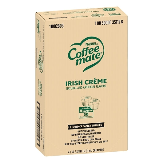 Powder Creamer Irish Creme Single Serve Liquid Creamer, 4 x 18.7 fl oz Case - DOT product image 6