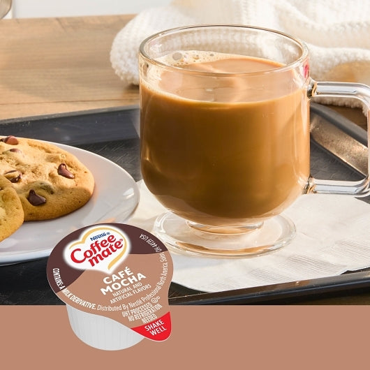 NESTLE COFFEE-MATE Coffee Cafe Mocha Single Serve Liquid Creamer, 4 x 18.7 fl oz Case - DOT product image 4