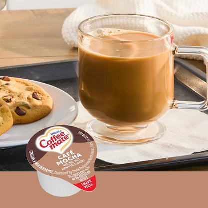 NESTLE COFFEE-MATE Coffee Cafe Mocha Single Serve Liquid Creamer, 4 x 18.7 fl oz Case - DOT product image 4