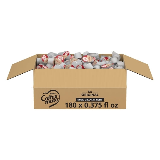 Coffee Mate The Original Single Serve Liquid Creamer, 180 x 180 x 0.375 fl oz Case - Coffee & Tea