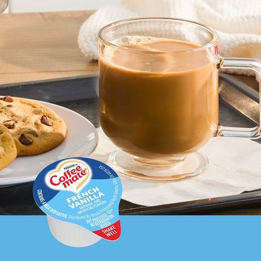 Coffee-mate French Vanilla Single Serve Liquid Creamer, 4 x 18.7 fl oz Case - DOT product image 4