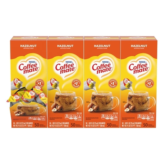 Single-Serving Creamer Hazelnut Single Serve Liquid Creamer, 4 x 18.7 fl oz Case - DOT product image 3