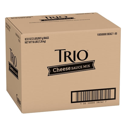Trio Cheese Sauce Mix, 8 x 2 lb Case - GS1 closed shipping case image