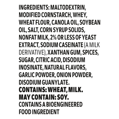 Trio Country Gravy Mix, 8 x 1.373 lb Case - Ingredients label