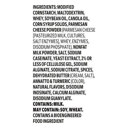 Trio Alfredo Mix, 8 x 1 lb Case - Ingredients label