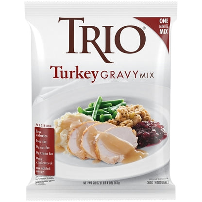 Trio Turkey Gravy Mix, 8 x 1.25 lb Case - Condiments & Sauces